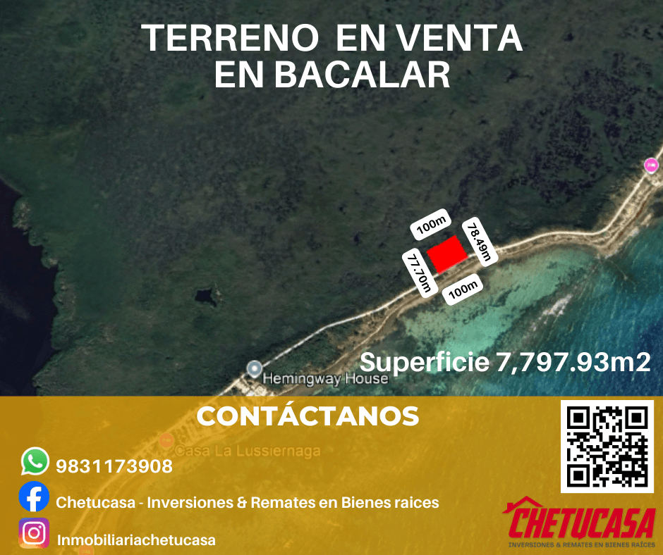 Terreno en venta en Mahahual, Quintana Roo