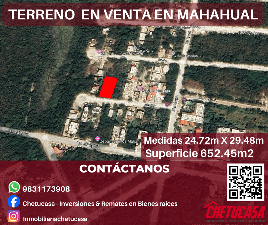 Terreno en venta en Mahahual Centro, Mahahual