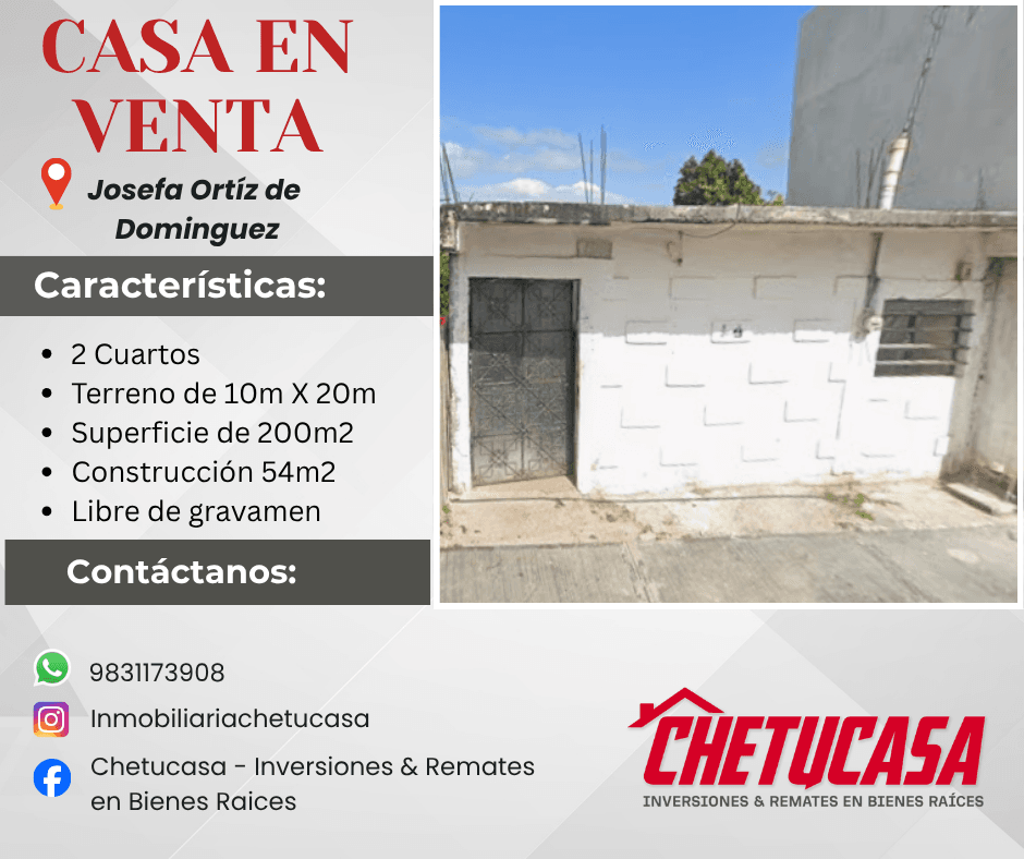Pie de casa en venta en Col. Josefa Ortiz de Dominguez, Chetumal, fotografía 3