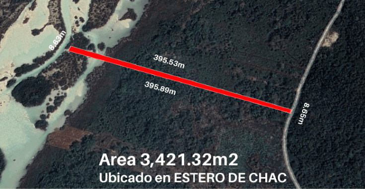 Terreno en venta en Estero de Chac, Bacalar, fotografía 3