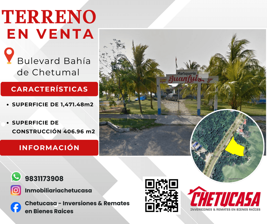 Terreno en venta en Bulevar Bahia, Chetumal, fotografía 1